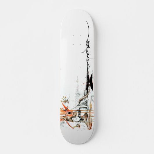 Skateboard Alex Pardee "amour de geek " (Devant)