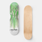 Skateboard Alex Pardee "Lazyface toxique " (Recto)