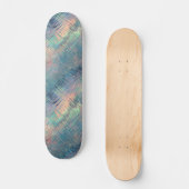 Skateboard Alexandrite Blue Glassy Texture (Recto)