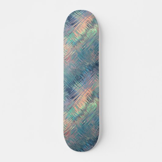 Skateboard Alexandrite Blue Glassy Texture (Devant)