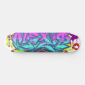 Skateboard Alexis nommé dans le graffiti (Horz)