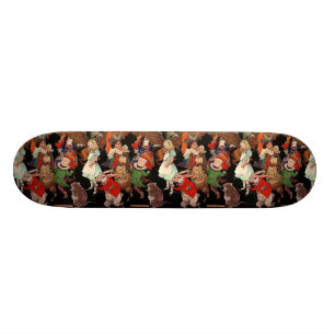 Skateboard Alice au pays des merveilles
