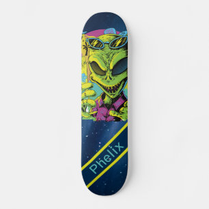 Skateboard Alien