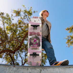 Skateboard Alien BBQ Enlèvement de vache Plaisanterie