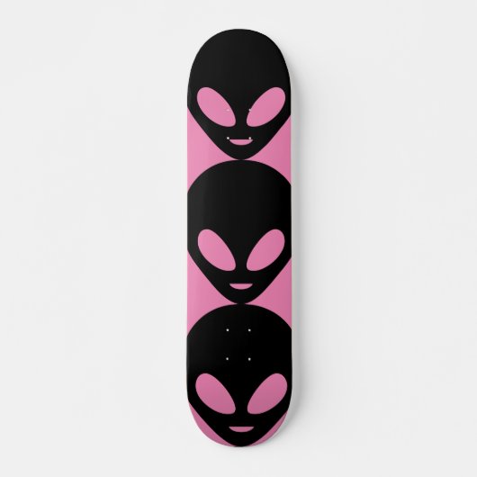 SKATEBOARD ALIEN COOL FILLES PINK SKATEBOARDS (Devant)