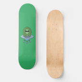 Skateboard Alien dans son petit vaisseau spatial (Recto)