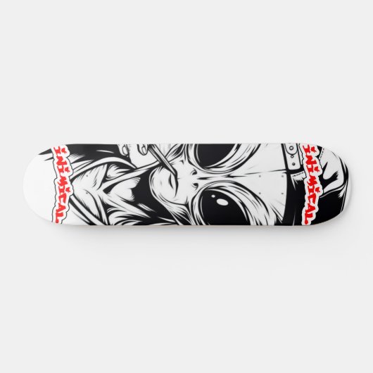 Skateboard Alien de pierre inimitable (Horz)