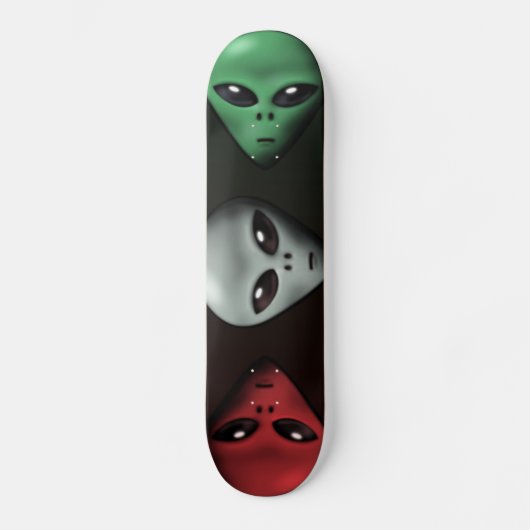 Skateboard Alien déplaisant (Recto)