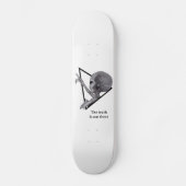 Skateboard Alien gris, la vérité est là (Recto)