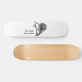 Skateboard Alien gris, la vérité est là (Horz)