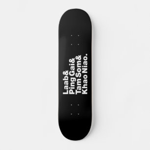 Skateboard Alimentation de la rue laotienne
