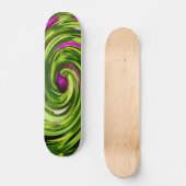 Skateboard Allium Abstrait (Recto)