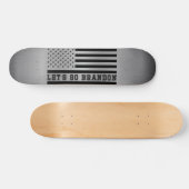 Skateboard Allons voir Brandon Acier Inoxydable Regarder Méta (Horz)