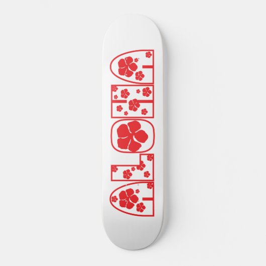 Skateboard Aloha (Recto)