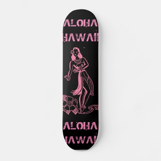 Skateboard Aloha fille (Recto)