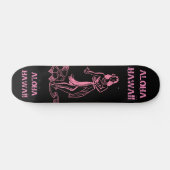 Skateboard Aloha Girl (Horz)