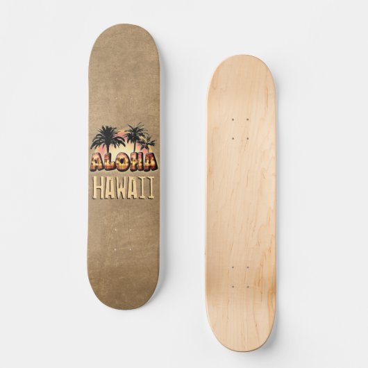 Skateboard Aloha Hawaii (Recto)