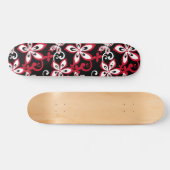 SKATEBOARD ALOHA HAWAII (BLACK/RED) (Horz)