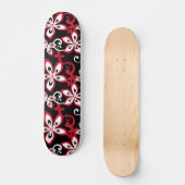 SKATEBOARD ALOHA HAWAII (BLACK/RED) (Recto)