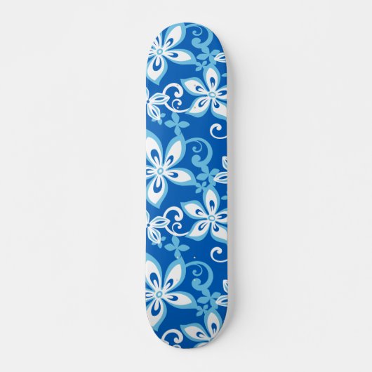 Skateboard ALOHA HAWAII (BLEU x 2) (Devant)