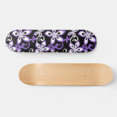 SKATEBOARD ALOHA HAWAII (NOIR/POURPULAIRE) (Horz)