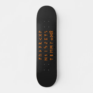Skateboard Alphabet Runic Viking