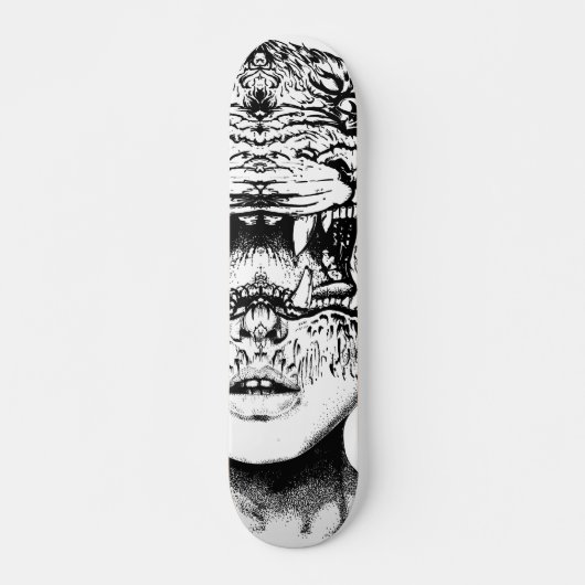 SKATEBOARD AMAZONE FONT FACE (Devant)