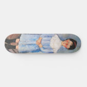 Skateboard Amedeo Modigliani - Petite fille en bleu (Horz)