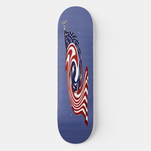 Skateboard American Flag Fast Flow Skboard (Recto)