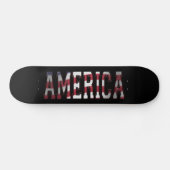 Skateboard American Flag Skate Board (Horz)