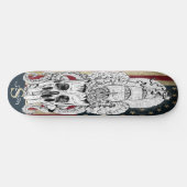 skateboard American Nautical GIRLY Skull (Horz)