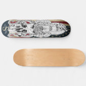 skateboard American Nautical GIRLY Skull (Horz)
