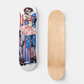 Skateboard American Rollergirl (Recto)