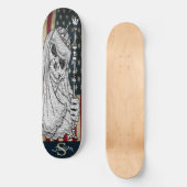 skateboard American SMILING GIRLY Skull (Recto)