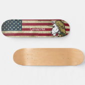 Skateboard American White Unicorn - planche de roulettes pers (Horz)