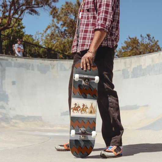 Skateboard Amérindien (Extérieur 2)