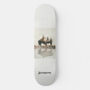 Skateboard amérindien personnalisé