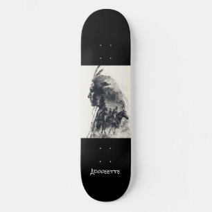 Skateboard amérindien personnalisé