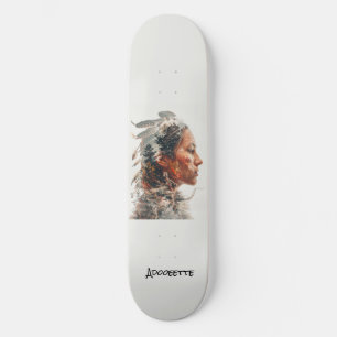 Skateboard amérindien personnalisé