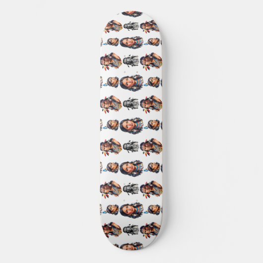 Skateboard Amérindiens Amérindiens Conception Motif (Recto)