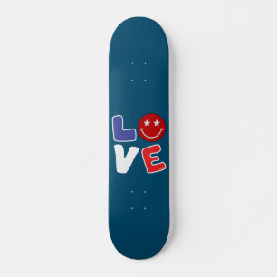 Skateboard AMOUR AMÉRICAIN drôle 4 juillet