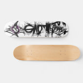 Skateboard amour, coeur, punk (Horz)