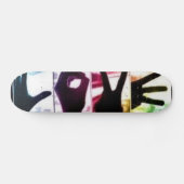 Skateboard Amour d'arc-en-ciel (Horz)