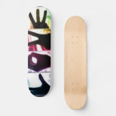 Skateboard Amour d'arc-en-ciel (Recto)