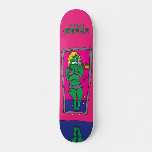 Skateboard Amour de miroir (Devant)