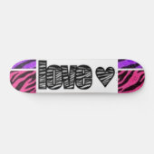 Skateboard Amour de zèbre (Horz)