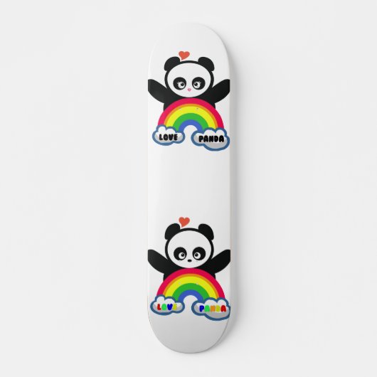 Skateboard Amour Panda® (Devant)