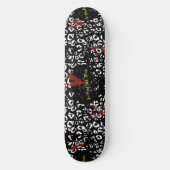 Skateboard Amour Porte Toutes Les Choses Cheetah Écriture Chr (Recto)