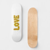 Skateboard Amour Tournesol (Recto)