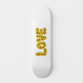Skateboard Amour Tournesol (Recto)